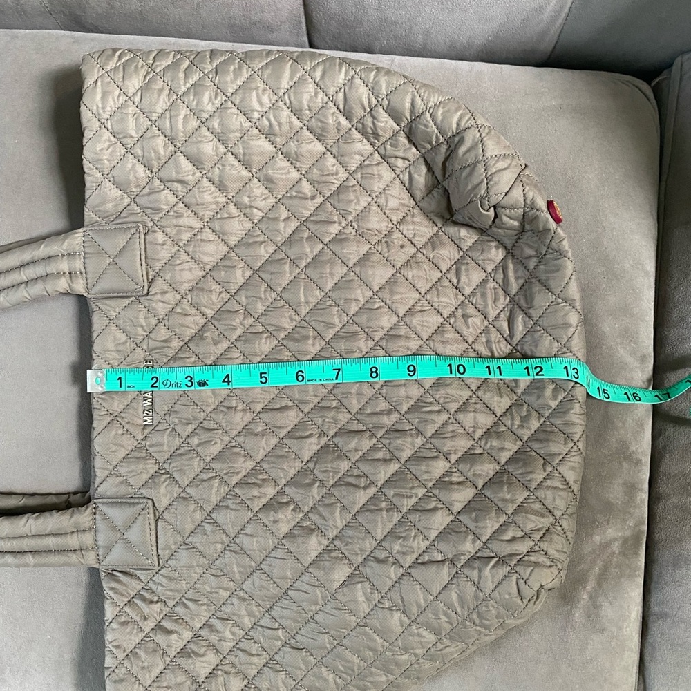 MZ Wallace Quilted Tan Tote - Picture 12 of 12